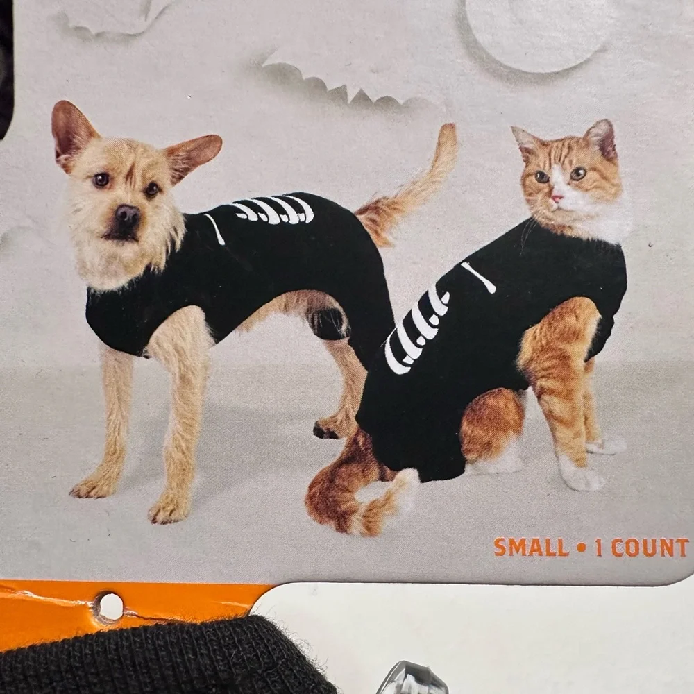 Hyde & EEK! Boutique Halloween Skeleton Matching Family Dog or Cat Pajama, small